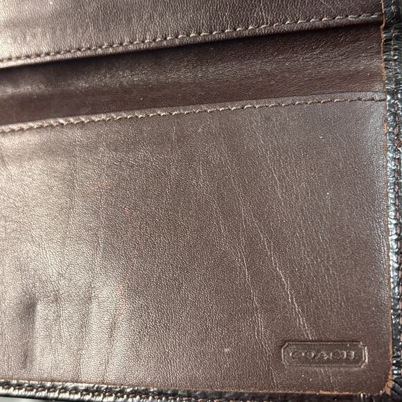 Y2K Coach Patchwork Tote Bag 13516 (Brown Multi) + Bonus Checkbook Holder - Picture 12 of 12